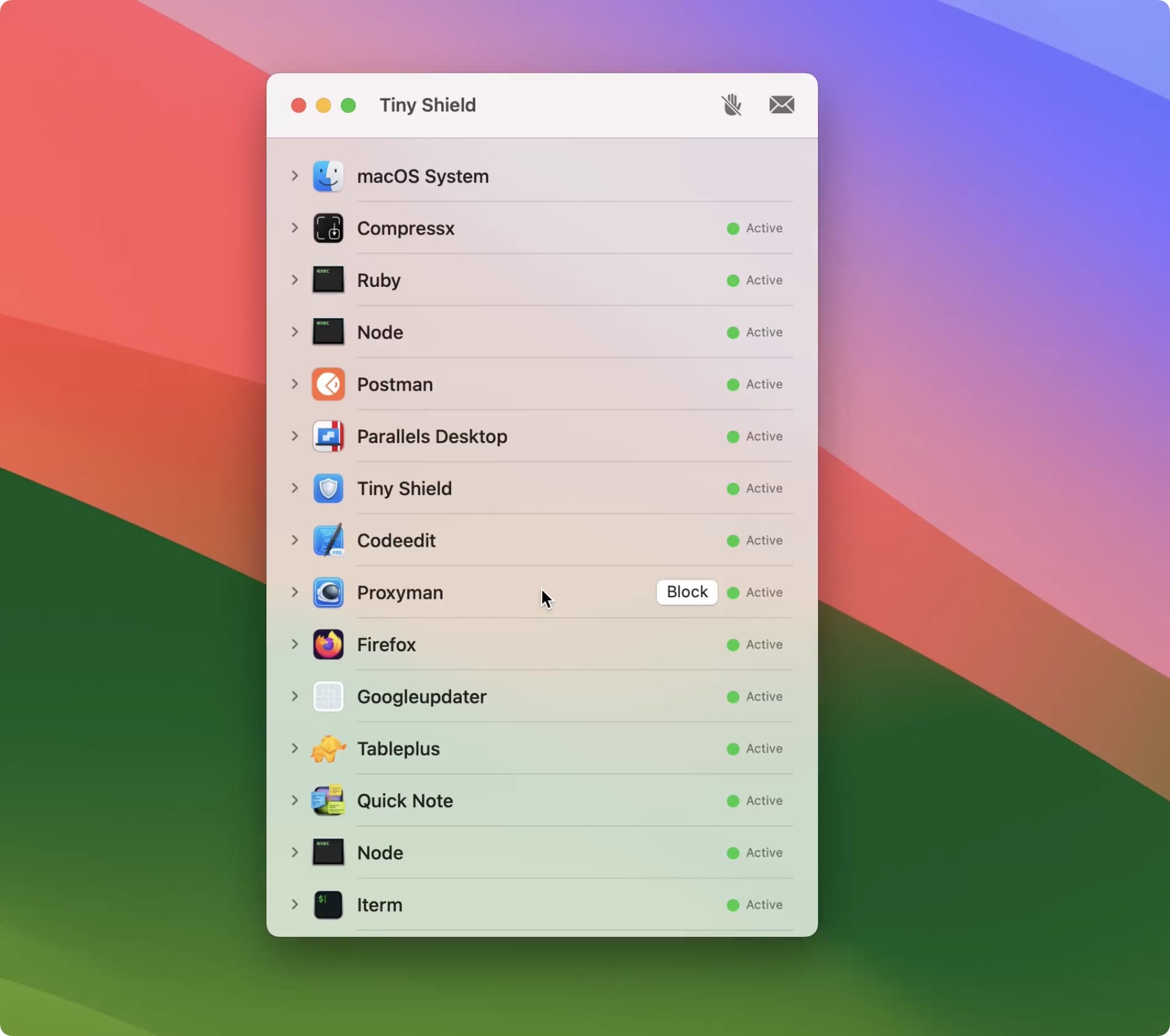 Cómo bloquear el acceso a internet de una app en Mac